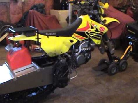 Sign up now for the machinerytrader.com weekly update. Snowbike for sale DRZ 400 - YouTube