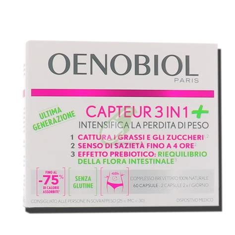 Oenobiol Controllo Del Peso Capteur 3in1 Farmafarmait