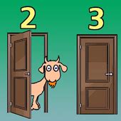 There are three doors, one with a prize behind it. Editable Encyclopedia Featured Article: The Monty Hall Problem
