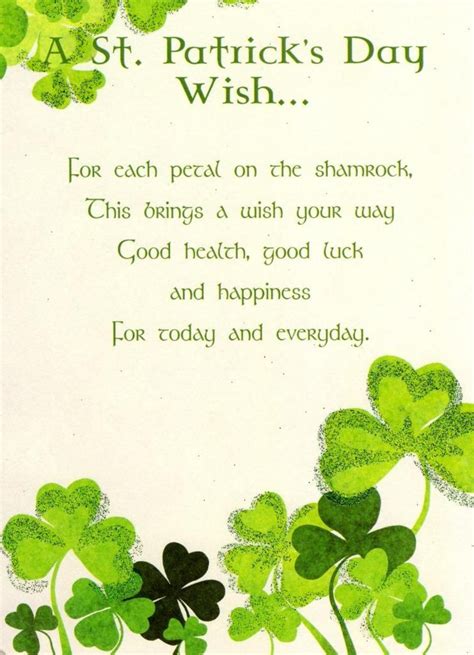 St Patricks Day Wish Greeting Card Cards Love Kates Greetings