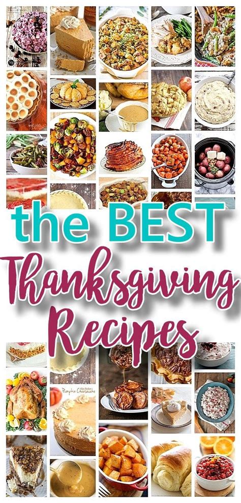 The Best Thanksgiving Dinner Holiday Favorite Menu Recipes Classics