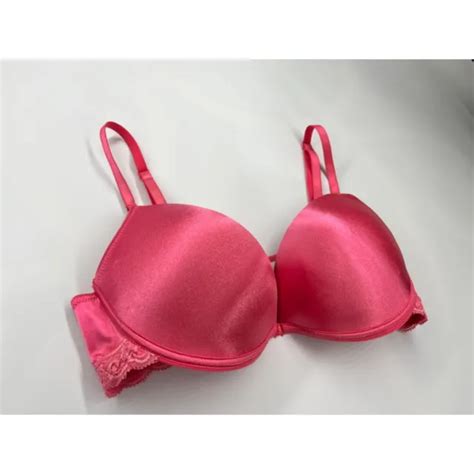 Fredericks Of Hollywood Sexy Hot Pink Push Up Bra Adds 2 Extra Cup Sizes 36d 800 Picclick