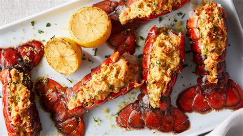 shrimp stuffed lobster tails recipe the fresh market