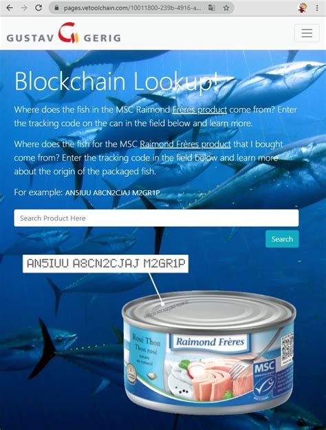 Gustav Gerig A Swiss Distributor Of Specialty Foods Collaborated With Vechain To Add