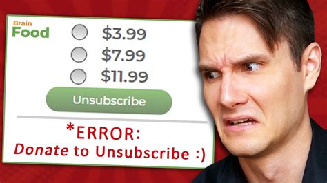 Rassholedesign Pay To Unsubscribe Youtube