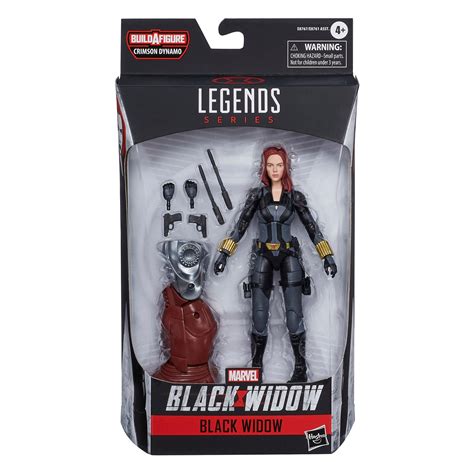 Marvel Black Widow Legends Series Black Widow Action Figure Hasbro Pulse