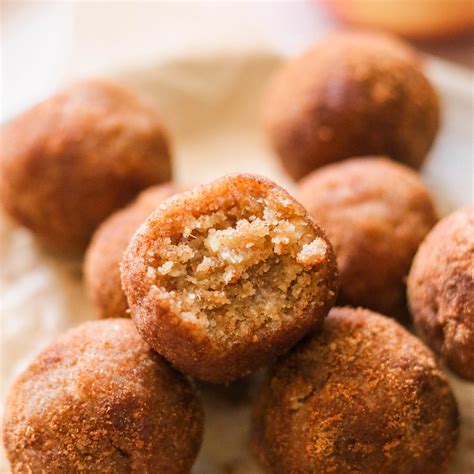 Apple Cinnamon Donut Holes No Bake 10 Minutes Paleo Vegan