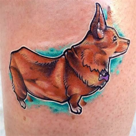 50 Corgi Tattoos To Celebrate Your Four Legged Best Friend The Paws
