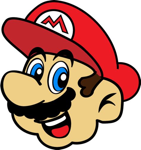 Mario Clipart Face - Cara De Mario Bros - Png Download - Full Size png image