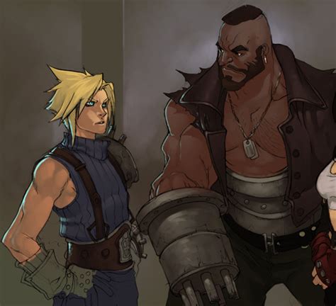 Cloud And Barret Happy Valentine S Day Finalfantasy Final Fantasy Cloud Strife Final