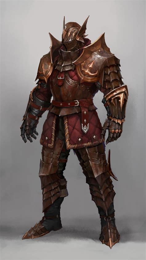 Artstation Knight Class Woong Seok Kim Knight Armor Armor Concept