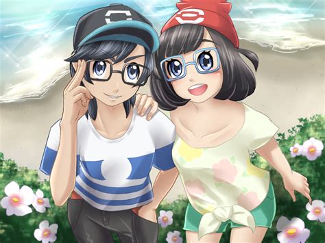 new trainers wearing glasses pokémon sun and moon know your meme