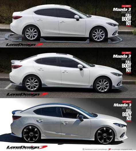 Спойлер на крышку багажника sport fiber на mazda 3 bk. 50 best Mazda 3 BM Axela Lenzdesign Bodykit & Spoilers ...