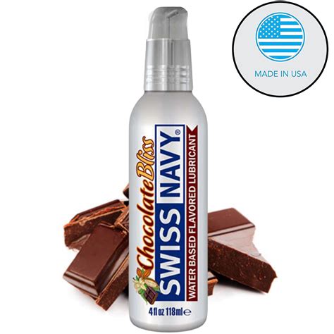 swiss navy premium water based flavored lubricant lube chocolate bliss 4oz orgasmic deals