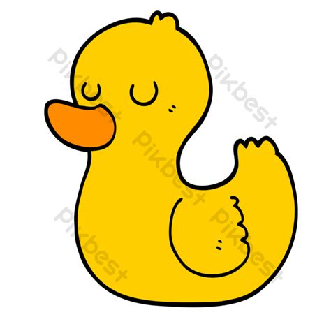 Cute Duck Sleeping Png Images Psd Free Download Pikbest