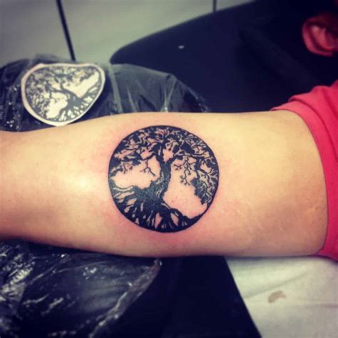 A tree of life tattoo design represents the interconnections between all life, and it shows that all knowledge, hope, life, and love comes from the same source. Tree of Life Tattoos for Men - Ideas and Inspiration for Guys