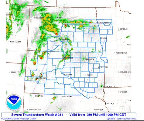 Severe Thunderstorm Watch Until 1000 Pm