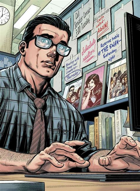 Clark Kent Superman By Ian Churchill Comic Books Art Batman And Superman Dc Comics Art