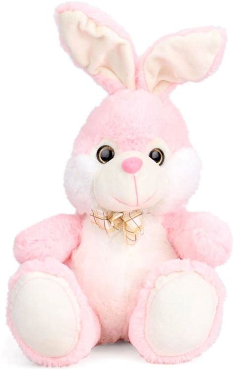 Starwalk Bunny With Bow Pink Color 28 Cm Bunny With Bow Pink Color