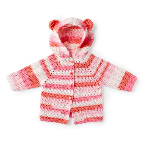Crochet Patterns Galore Baby Bear Hoodie