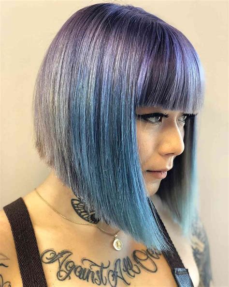 30 Incredible Examples Of Blue And Purple Hair In 2023 Siznews