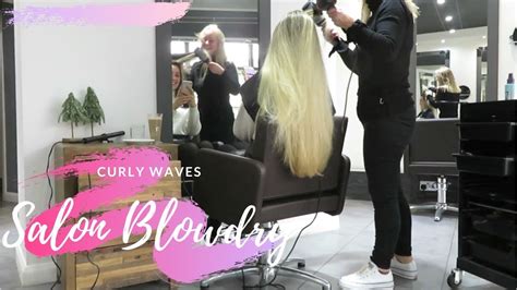 Wavy Salon Blow Dry Youtube