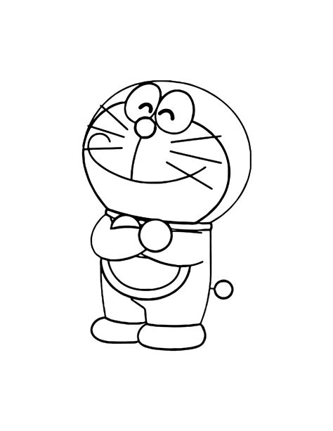 Download 64 Happy Doraemon Coloring Pages Png Pdf File