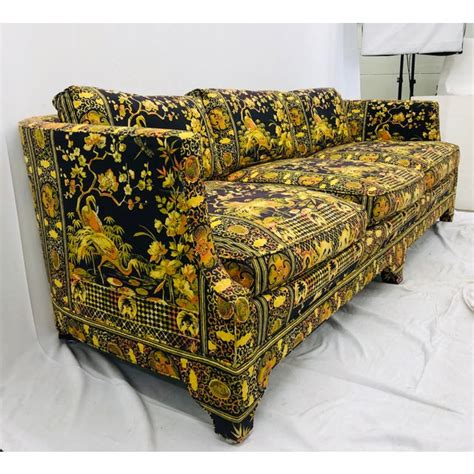 Vintage Chinoiserie Chintz Sofa By Drexel Heritage Chairish