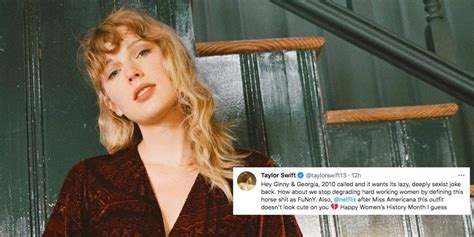 Taylor Swift Fires Back At Netflix Show For Lazy Deeply Sexist Joke