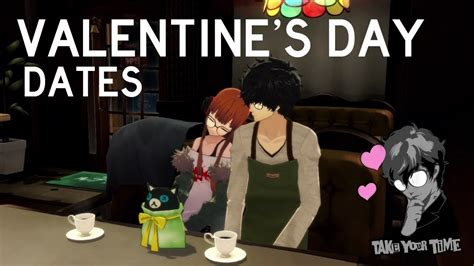 Persona 5 All Valentines Day Dates English Youtube