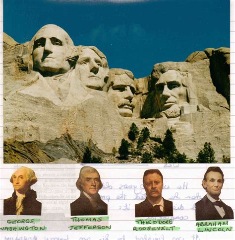 A typical american monument to the glory of former presidents. VISIT MOUNT RUSHMORE TO SEE SCUL