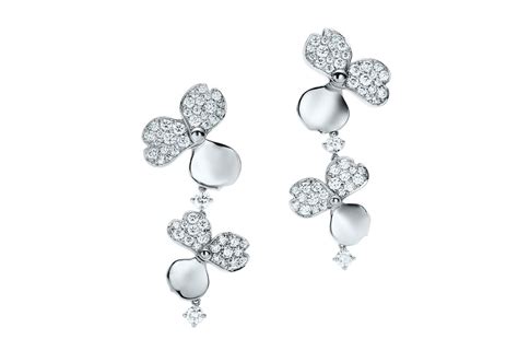 Tiffany & co.tiffany & co. Tiffany & Co. 'Paper Flowers' collection 'Cluster' drop ...