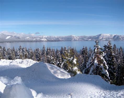 Ring Of Snow Around Lake Tahoe Lake Tahoe Newslake Tahoe News