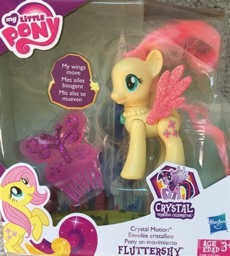 G4 My Little Pony Fluttershy Crystal Motion Smaller Head Toy Sisters