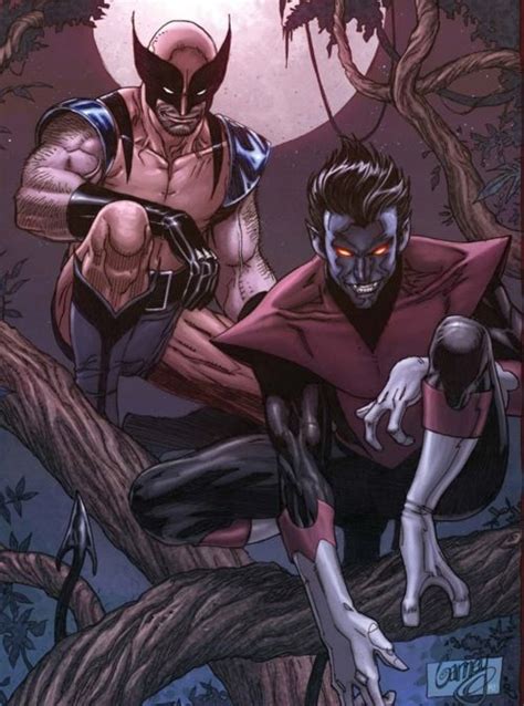 Wolverine And Nightcrawler Marvel Wolverine Marvel Comics Logan