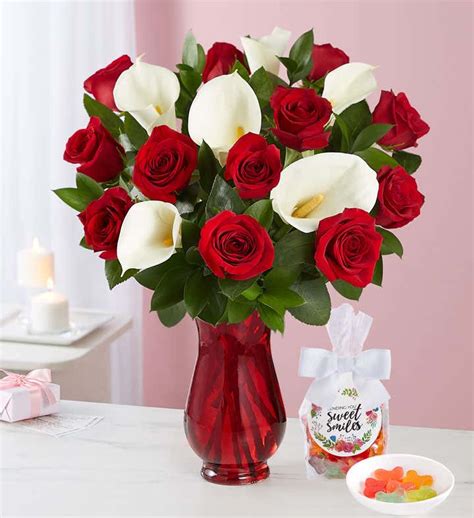 Stunning Red Rose And Calla Lily Bouquet 92930