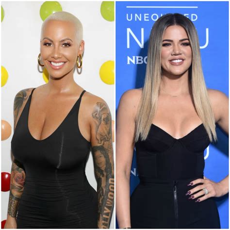 Amber Rose Supports Khloé Kardashian During Cheating Allegations