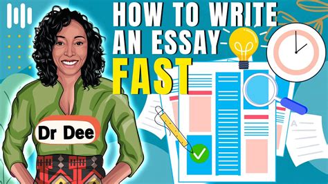How To Write An Essay Fast I Writing Tips And Tricks Youtube