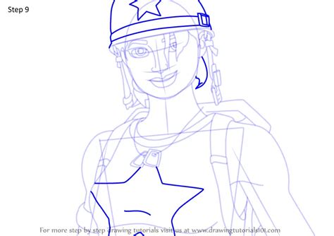 Step By Step How To Draw Rescue Trooper Ramirez From Fortnite
