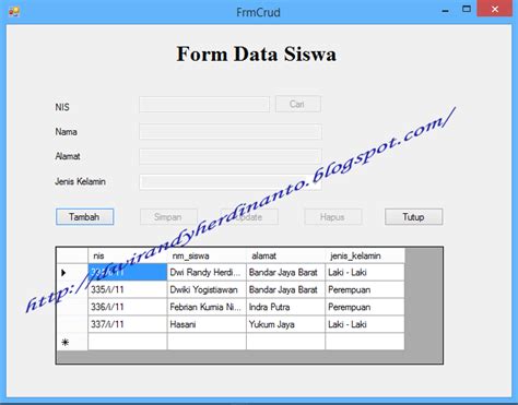Cara Menampilkan Data Ke Datagridview Vb Net Datagrid Vrogue Co