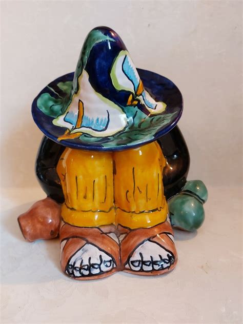 Mexico Art Pottery Clay Figurine Siesta Man Statue Garden Mexican