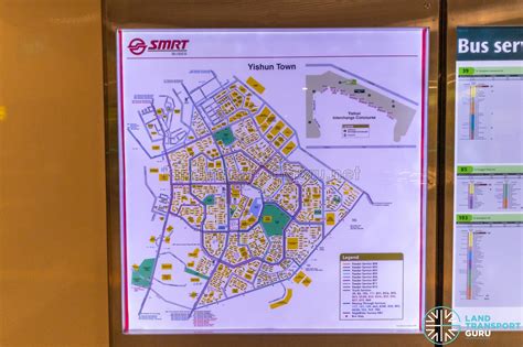 Yishun Integrated Transport Hub Smrt Buses Yishun Town Map Land