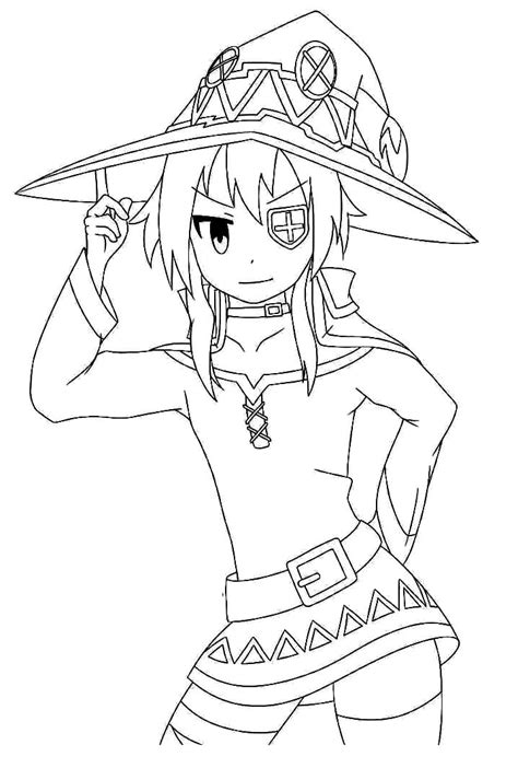 Megumi Coloring Pages
