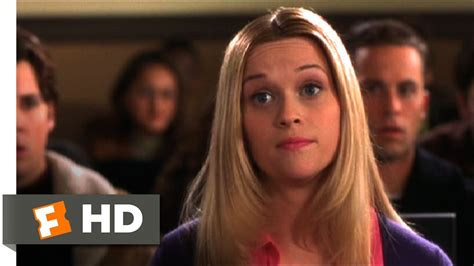 Legally Blonde 7 11 Movie Clip Impressing Professor Callahan 2001 Hd Youtube