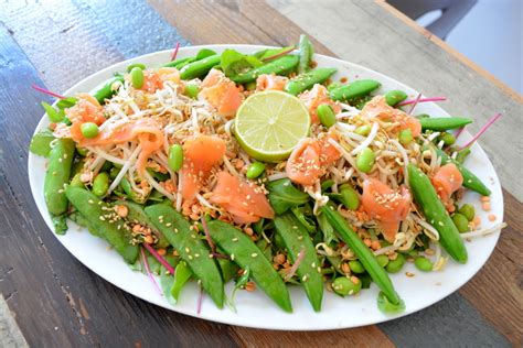 Recept Aziatische Salade Met Gerookte Zalm Jaimy S Kitchen