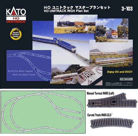 Kato Ho Scale Unitrack Wgh Plan Set