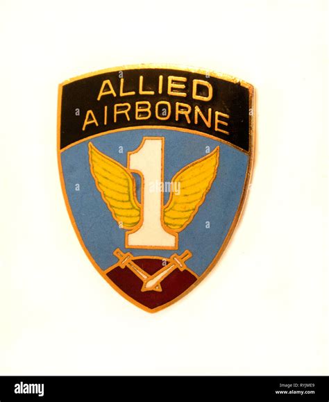 Us Army 1st Allied Airborne Command Wwll Distinguished Insignia Pin Hi