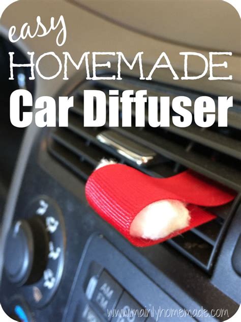 Easy Homemade Car Diffuser For Essential Oils Air Freshener Diy