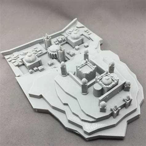 3d Printable Castle Of Pentos Game Of Thrones By Map