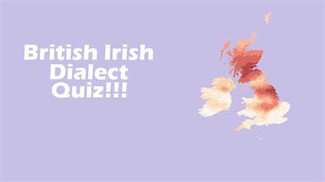I Took The Ny Times British Irish Dialect Quiz Youtube